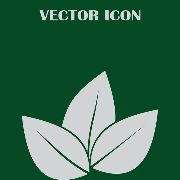 Векторная иллюстрация листа — стоковый вектор