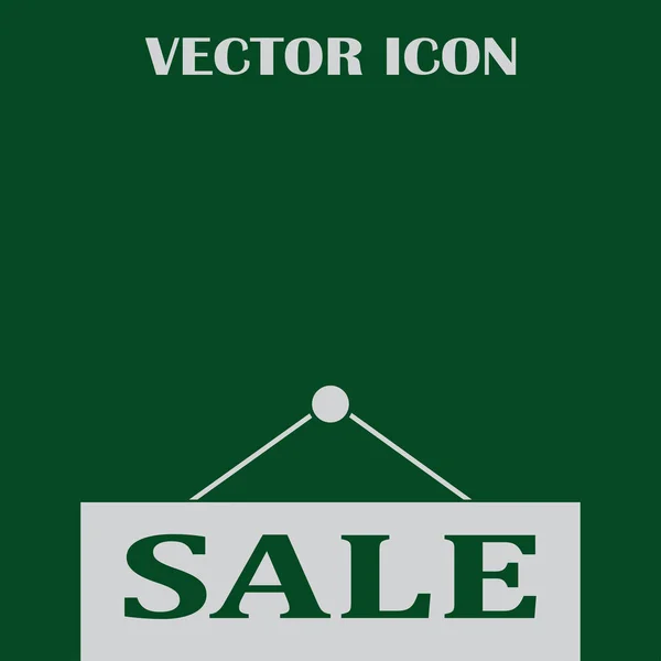 Продажа, значок ценника. Векторная плоская иллюстрация — стоковый вектор