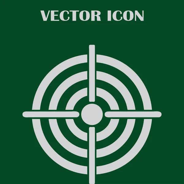 Icono de destino, ilustración vectorial para el diseño web — Vector de stock