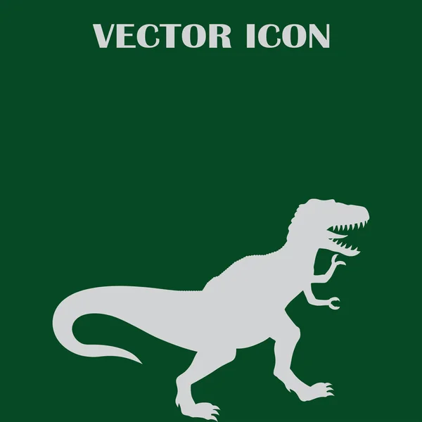 Tyrannosaurus pixelated. Dino retro games. Prehistoric Pangolin Monster Reptile — Stock Vector