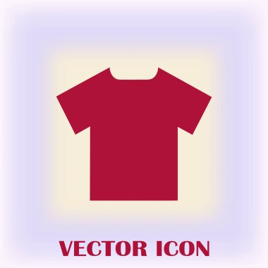 T-shirt web simge vektör.