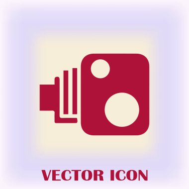video kamera vektör simgesi
