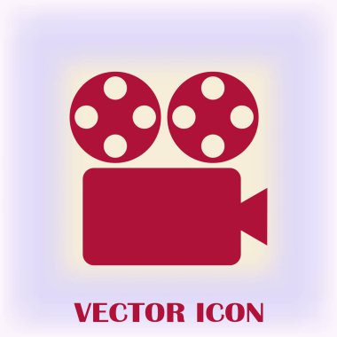 video kamera vektör simgesi