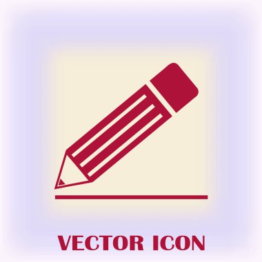kalem simgesi, vektör çizim