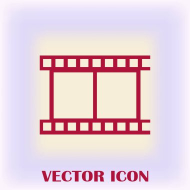 video simgesi, vektör illüstrasyonu