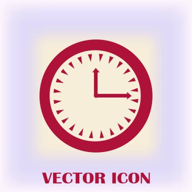 Saat, saat vektör simgesi