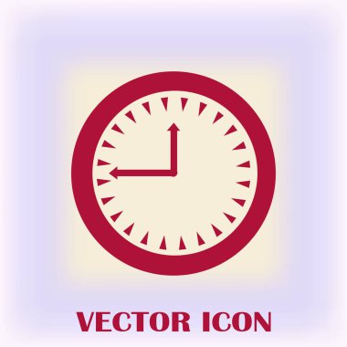Saat, saat vektör simgesi