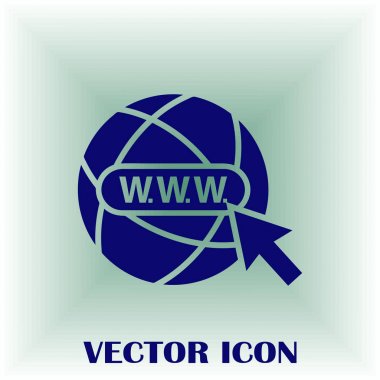Web sitesi web vektör simgesi