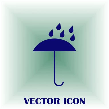 Şemsiye vektör web simgesi