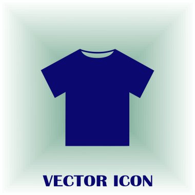 T-shirt web simge vektör.