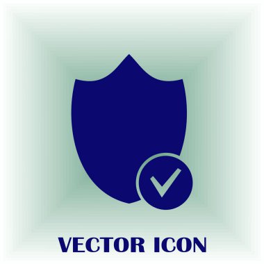 Kalkan vektör web simgesi