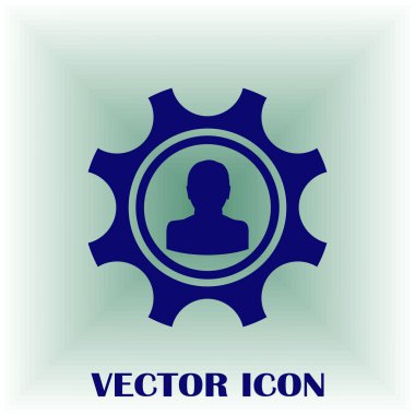 antika arka plan vektör sanat ile dişli simgesini