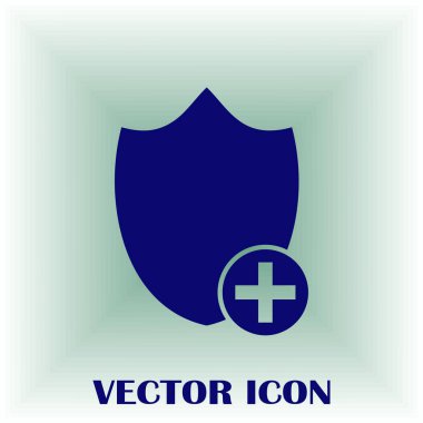 Kalkan vektör web simgesi