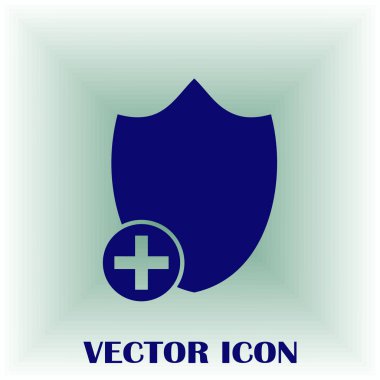 Kalkan vektör web simgesi