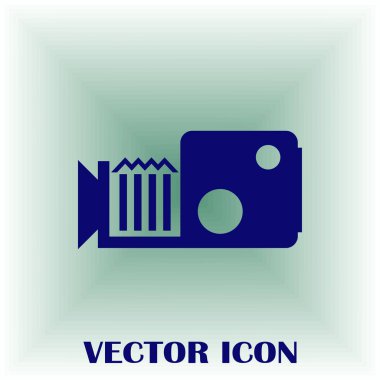 video kamera vektör simgesi
