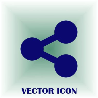 Atom vektör web simgesi