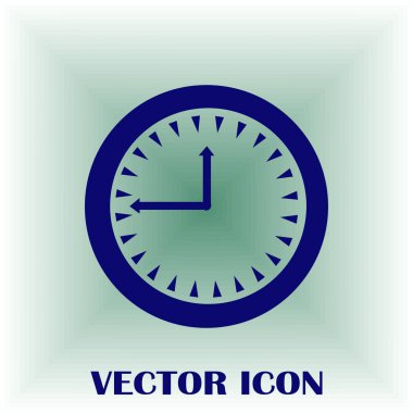 Saat, saat vektör simgesi
