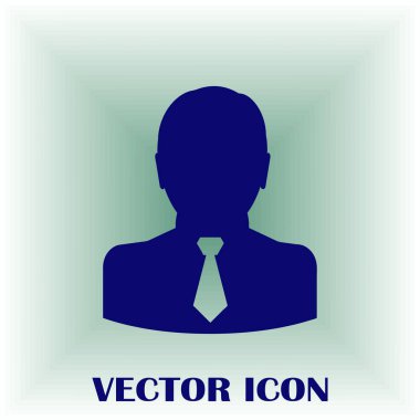 İşadamı vektör web simgesi
