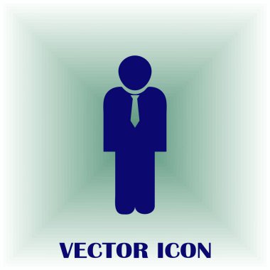 İşadamı vektör web simgesi