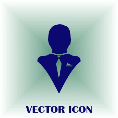 İşadamı vektör web simgesi