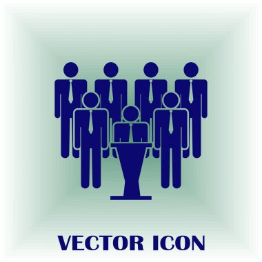 Grup insanlar vektör simgesi