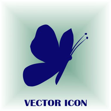 Kelebek vektör web simgesi