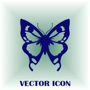 Kelebek vektör web simgesi