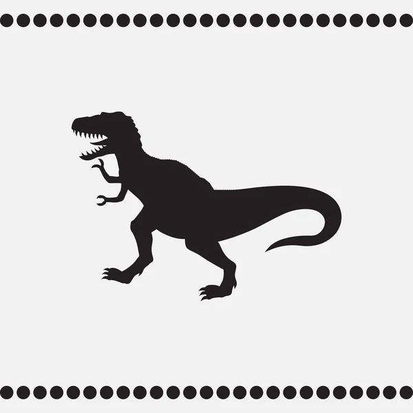 恐竜アイコン ベクトル T-レックスのアイコン ベクトル — ストックベクタ