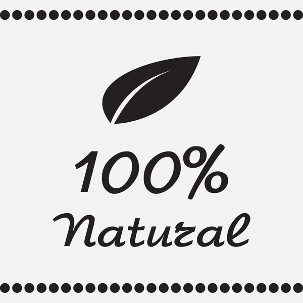 Grunge tampon caoutchouc de bureau avec le texte 100 bio. aliments naturels santé, écrit à l'intérieur — Image vectorielle