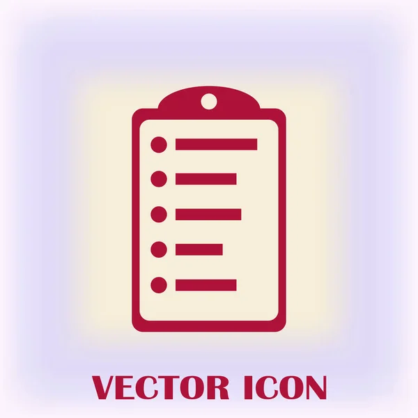 Kualitas Memeriksa ikon. ikon web papan klip - Stok Vektor