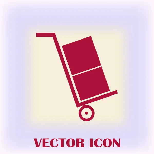 Web-Ikone für Gepäckträger. — Stockvektor