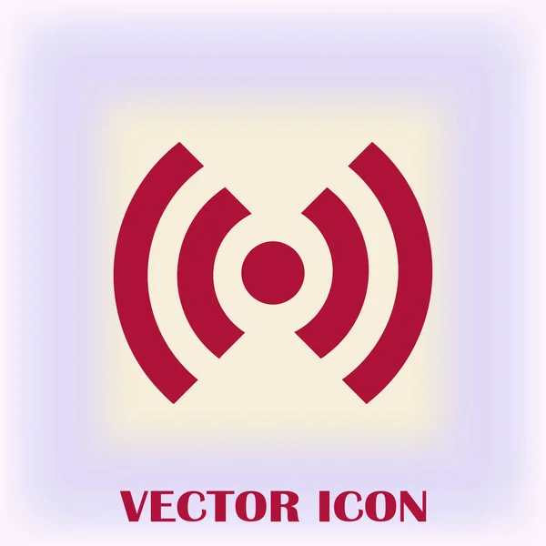 Wifi-Icon-Vektor, drahtloses Internet-Zeichen, flacher Stil für Grafik- und Webdesign — Stockvektor