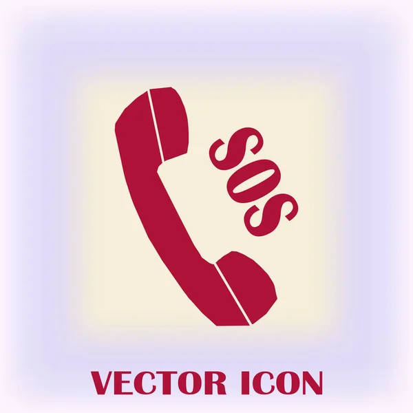 Telefon Web-Vektor-Symbol — Stockvektor