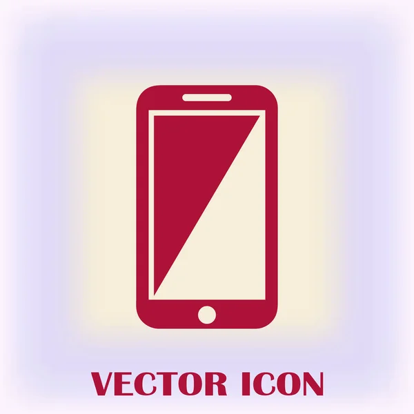 Teléfono web vector icono — Vector de stock