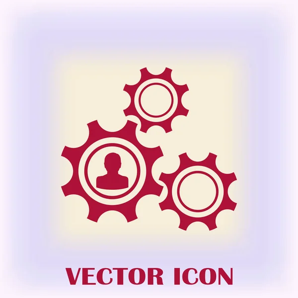 Иконка передач с винтажным векторным искусством — стоковый вектор