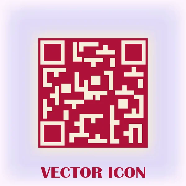 Código QR para el teléfono inteligente — Vector de stock