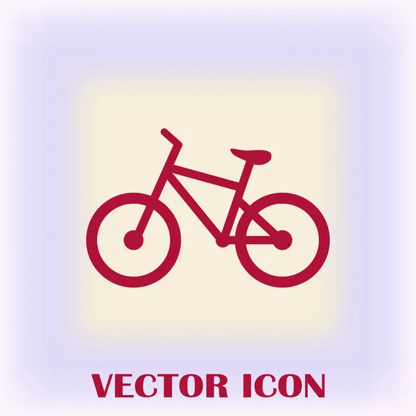 Bicicleta ícone estoque vetor ilustração plana design — Vetor de Stock