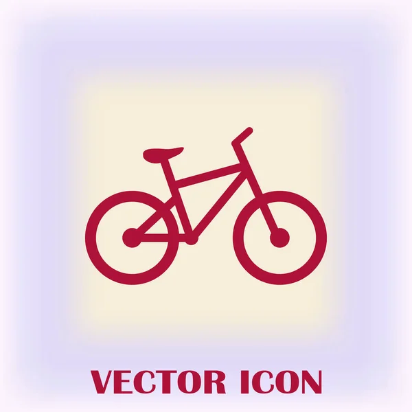 Icône de vélo illustration vectorielle dessin plat — Image vectorielle