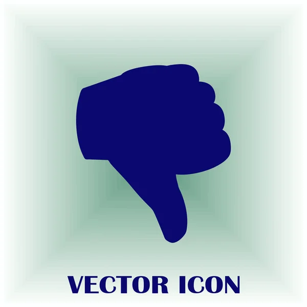 Vector thumb up icon, Flat icon vector illustration. — Stock Vector