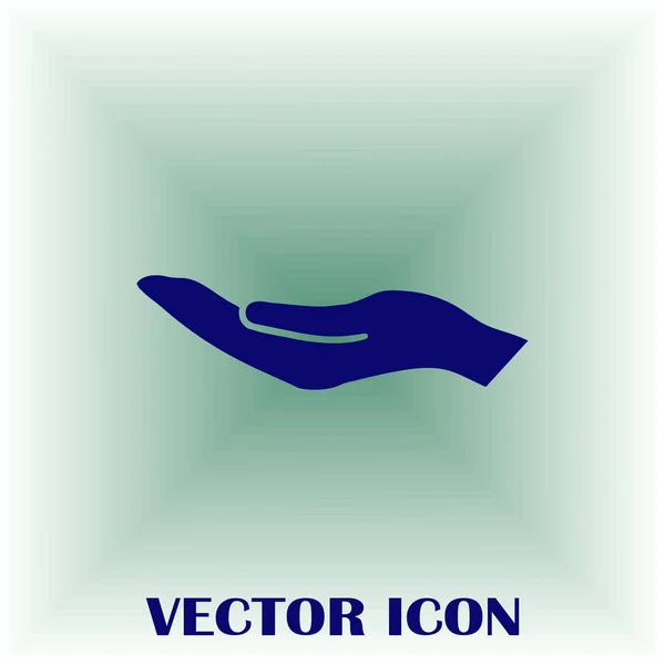 Значок рук вектор, плоский дизайн кращий вектор значок — стоковий вектор