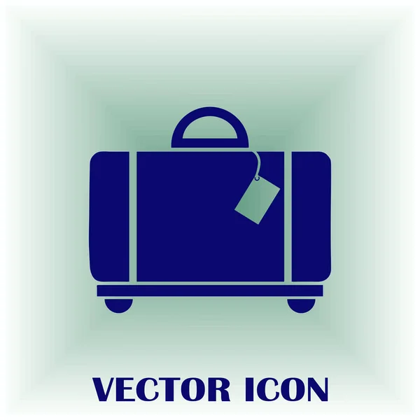 Luggage vector web Icon. — Stock Vector