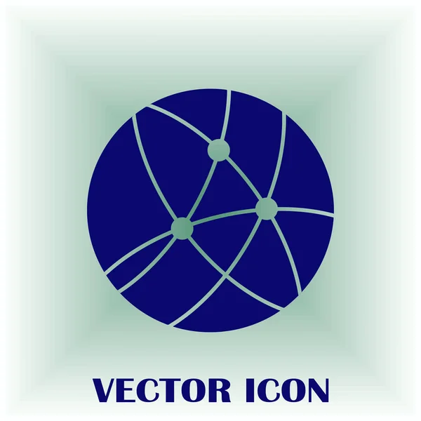 Webseite Vektor Web-Symbol — Stockvektor