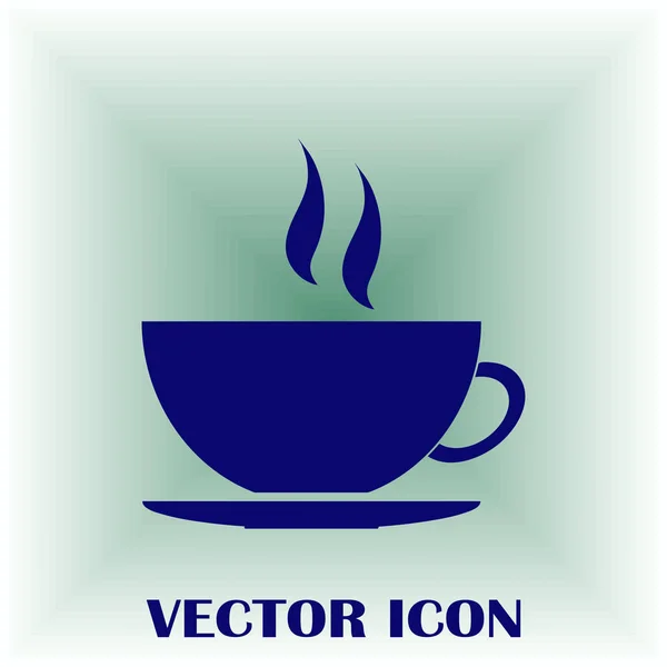 Copo de café vetor ícone — Vetor de Stock