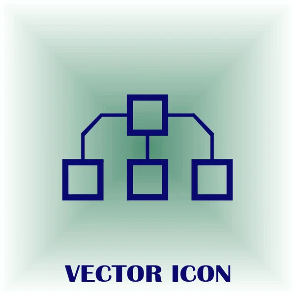 Вектор піктограм потокової діаграми . — стоковий вектор