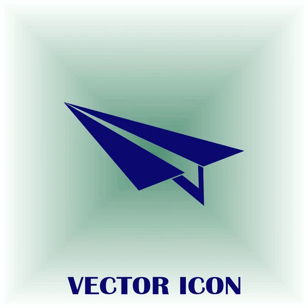 Flugzeug-Icon-Vektor, solide Logo-Abbildung, Piktogramm — Stockvektor