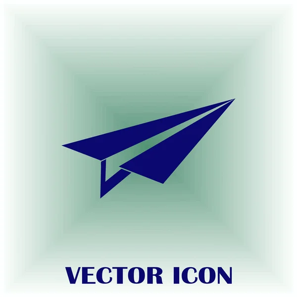 Flugzeug-Icon-Vektor, solide Logo-Abbildung, Piktogramm — Stockvektor