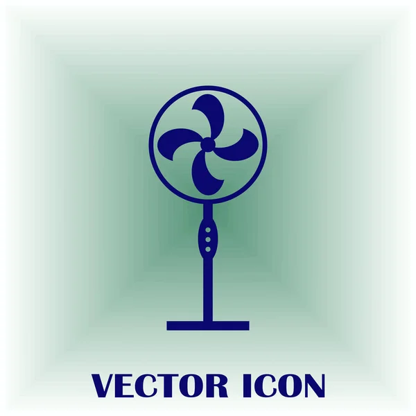 Lüftungssymbole. Luftgebläse oder Ventilatorsymbol. Vektorillustration — Stockvektor