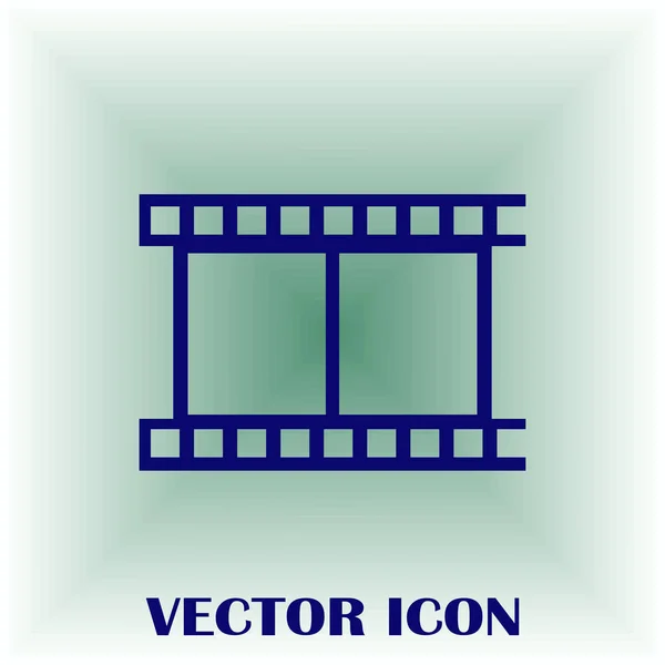 Icône vidéo, illustration vectorielle — Image vectorielle