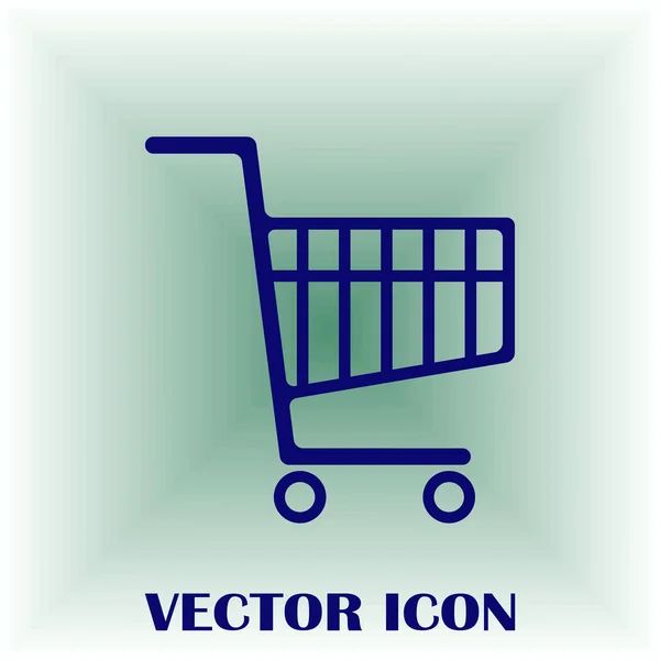 Shopping basket icon. vector illustration — Stock Vector