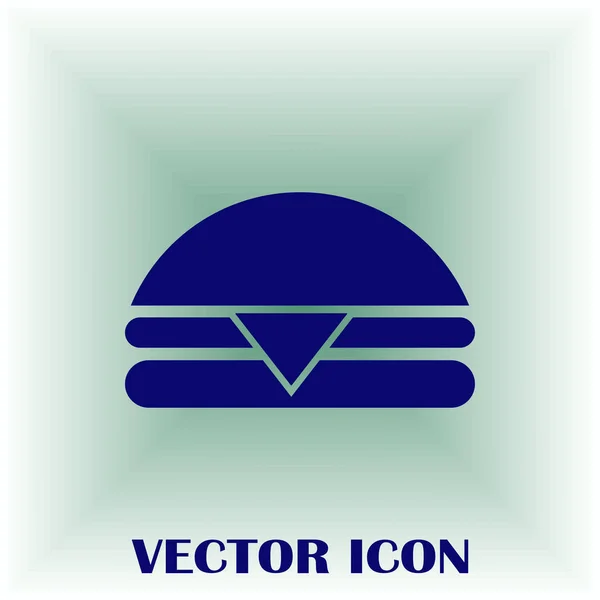 Icono de la hamburguesa. diseño web — Vector de stock